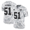 Kdoa LV.Raiders #51 Malcolm Koonce Player Arctic Camo Salute To Service Limited Game Stitched Jerseys