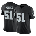 Kdoa LV.Raiders #51 Malcolm Koonce Player Black Limited Vapor F.U.S.E. Home Game Stitched Jerseys