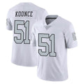 Kdoa LV.Raiders #51 Malcolm Koonce Player White Limited Color Rush Home Game Stitched Jerseys
