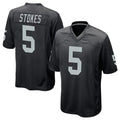 Kdoa LV.Raiders #5 Eric Stokes Player Black Home Game Stitched Jerseys