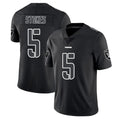 Kdoa LV.Raiders #5 Eric Stokes Player Black Limited Black Impact Home Game Stitched Jerseys