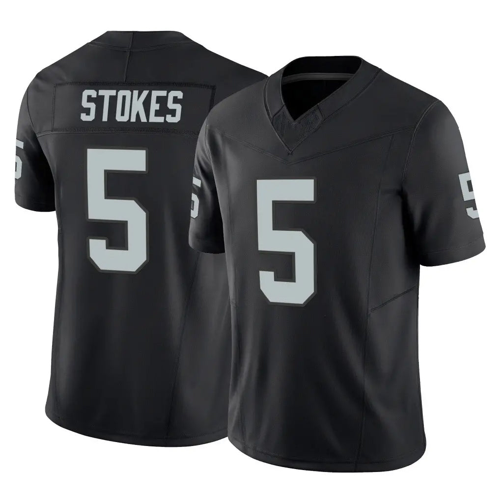 Kdoa LV.Raiders #5 Eric Stokes Player Black Limited Vapor F.U.S.E. Home Game Stitched Jerseys