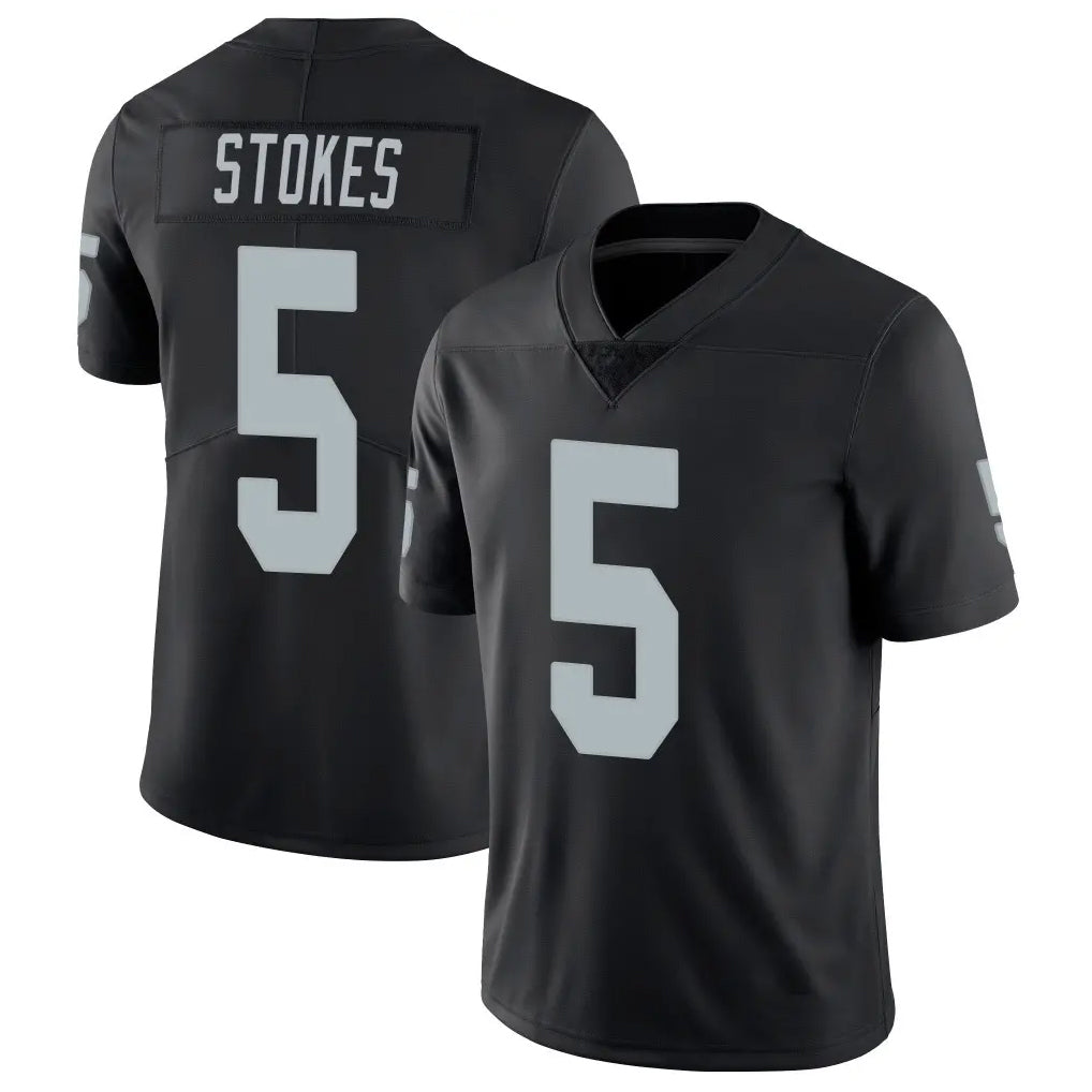 Kdoa LV.Raiders #5 Eric Stokes Player Black Limited Vapor Untouchable Home Game Stitched Jerseys