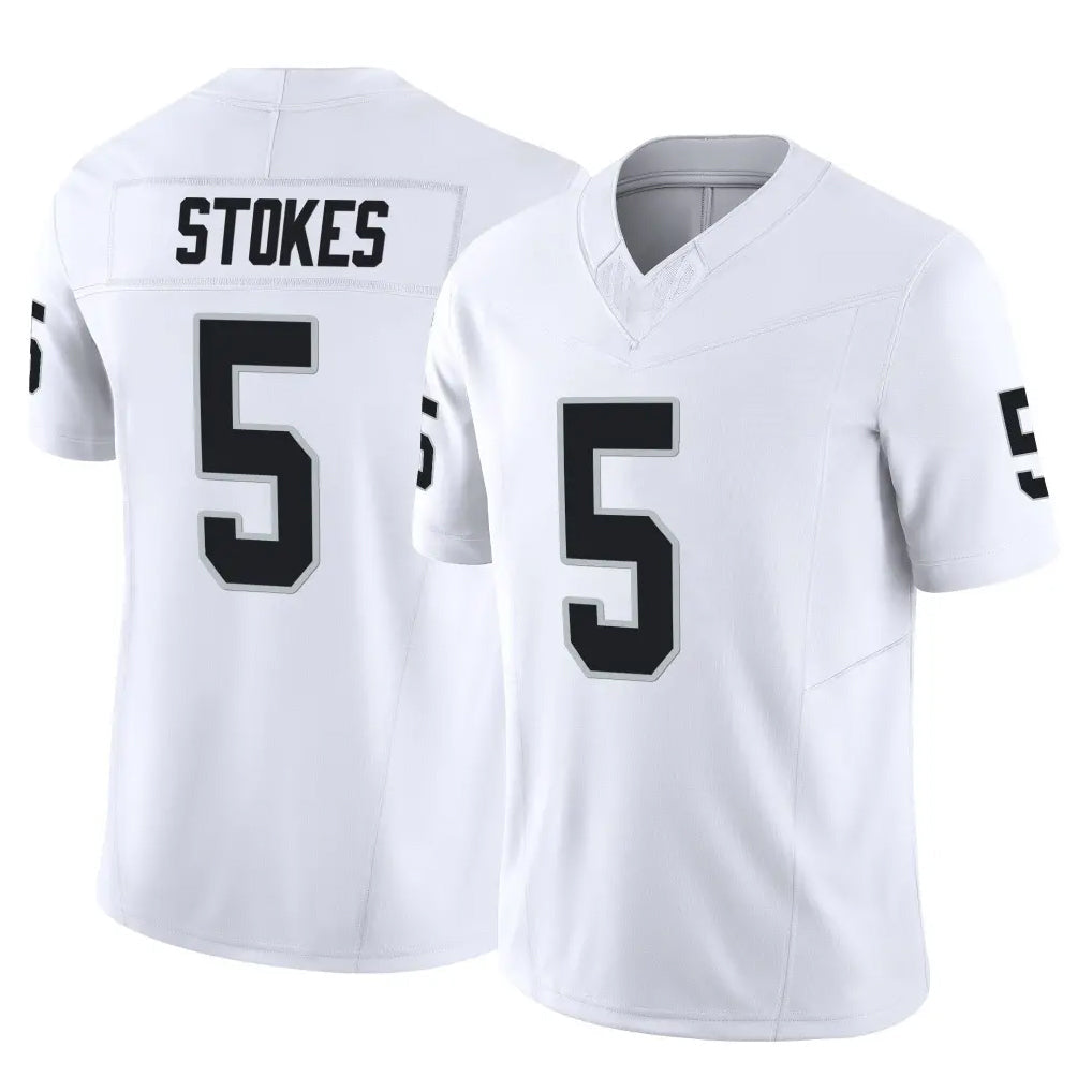 Kdoa LV.Raiders #5 Eric Stokes Player White Limited Vapor F.U.S.E. Home Game Stitched Jerseys