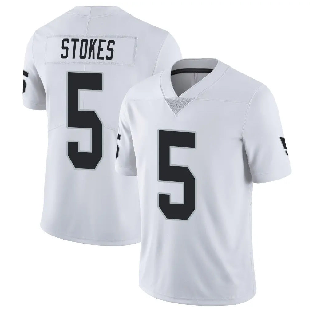 Kdoa LV.Raiders #5 Eric Stokes Player White Limited Vapor Untouchable Home Game Stitched Jerseys
