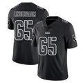 Kdoa LV.Raiders #65 Tyler Linderbaum Player Black Limited Black Impact Home Game Stitched Jerseys