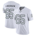 Kdoa LV.Raiders #65 Tyler Linderbaum Player White Limited Color Rush Home Game Stitched Jerseys