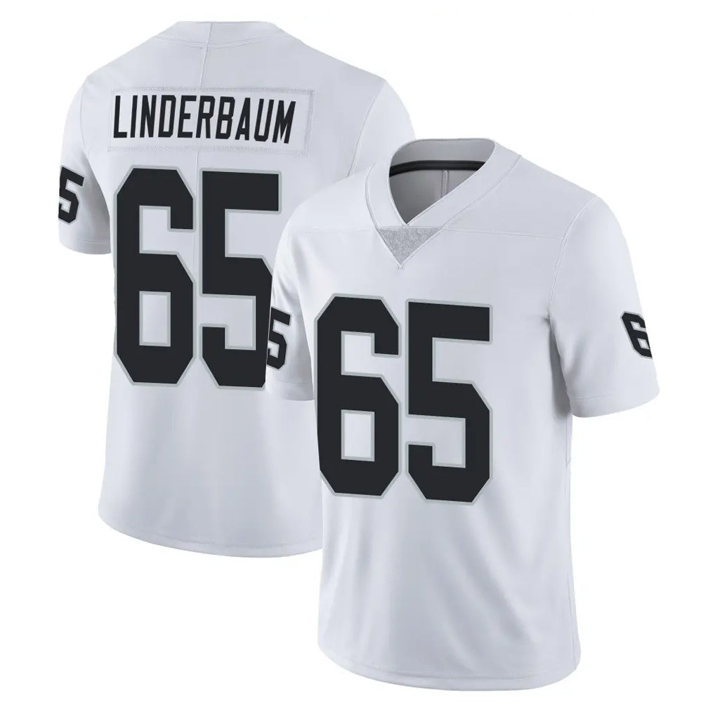 Kdoa LV.Raiders #65 Tyler Linderbaum Player White Limited Vapor Untouchable Home Game Stitched Jerseys