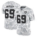 Kdoa LV.Raiders #69 Adam Butler Player Arctic Camo Salute To Service Limited Game Stitched Jerseys