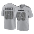 Kdoa LV.Raiders #69 Adam Butler Player Gray Atmosphere Fashion Limited Game Stitched Jerseys