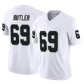Kdoa LV.Raiders #69 Adam Butler Player White Limited Vapor F.U.S.E. Home Game Stitched Jerseys