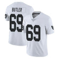 Kdoa LV.Raiders #69 Adam Butler Player White Limited Vapor Untouchable Home Game Stitched Jerseys