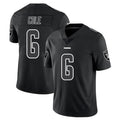 Kdoa LV.Raiders #6 A.J. Cole Player Black Limited Black Impact Home Game Stitched Jerseys