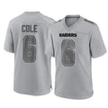 Kdoa LV.Raiders #6 A.J. Cole Player Gray Atmosphere Fashion Limited Game Stitched Jerseys