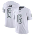 Kdoa LV.Raiders #6 A.J. Cole Player White Limited Color Rush Home Game Stitched Jerseys