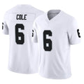 Kdoa LV.Raiders #6 A.J. Cole Player White Limited Vapor F.U.S.E. Home Game Stitched Jerseys