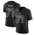 Kdoa LV.Raiders #71 DJ Glaze Player Black Limited Black Impact Home Game Stitched Jerseys
