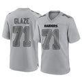 Kdoa LV.Raiders #71 DJ Glaze Player Gray Atmosphere Fashion Limited Game Stitched Jerseys