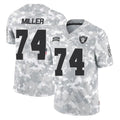 Kdoa LV.Raiders #74 Kolton Miller Player Arctic Camo Salute To Service Limited Game Stitched Jerseys