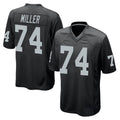 Kdoa LV.Raiders #74 Kolton Miller Player Black Home Game Stitched Jerseys