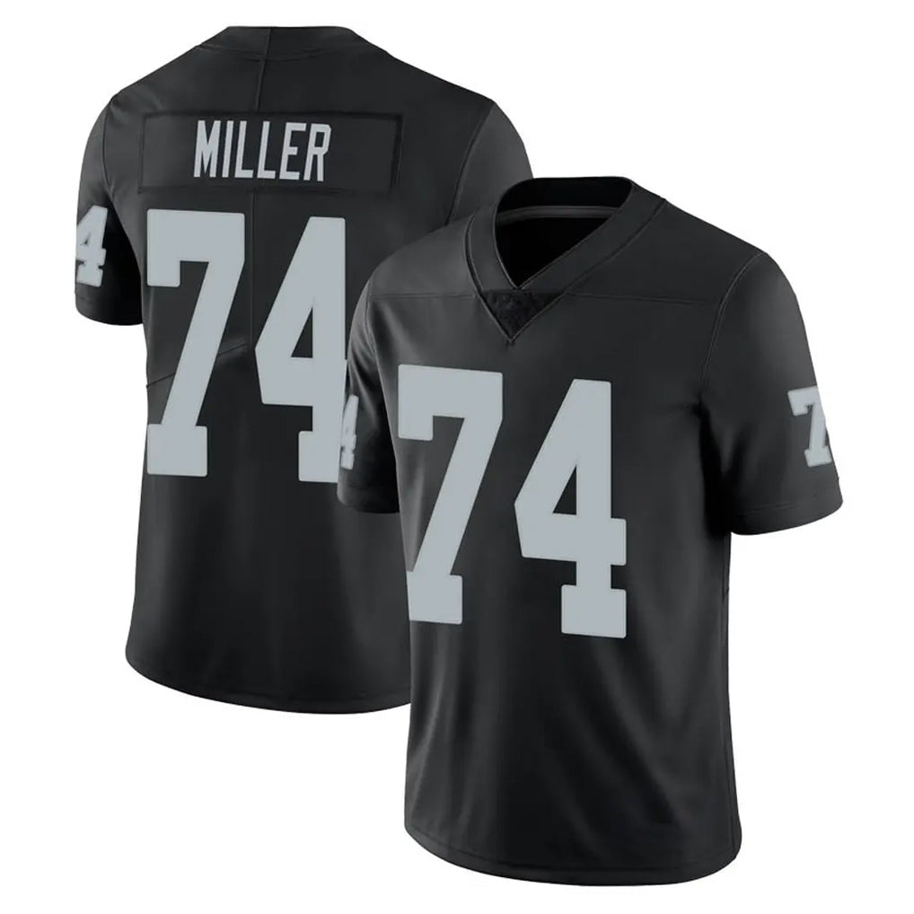 Kdoa LV.Raiders #74 Kolton Miller Player Black Limited Vapor Untouchable Home Game Stitched Jerseys