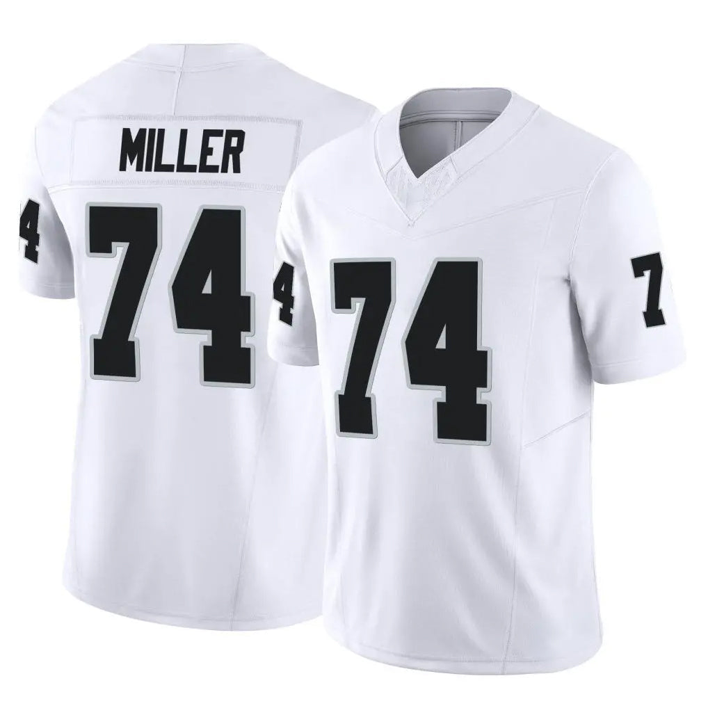 Kdoa LV.Raiders #74 Kolton Miller Player White Limited Vapor F.U.S.E. Home Game Stitched Jerseys