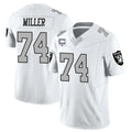 Kdoa LV.Raiders #74 Kolton Miller Player White Vapor Limited Home Game Stitched Jerseys