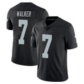 Kdoa LV.Raiders #7 Quay Walker Player Black Limited Vapor Untouchable Home Game Stitched Jerseys