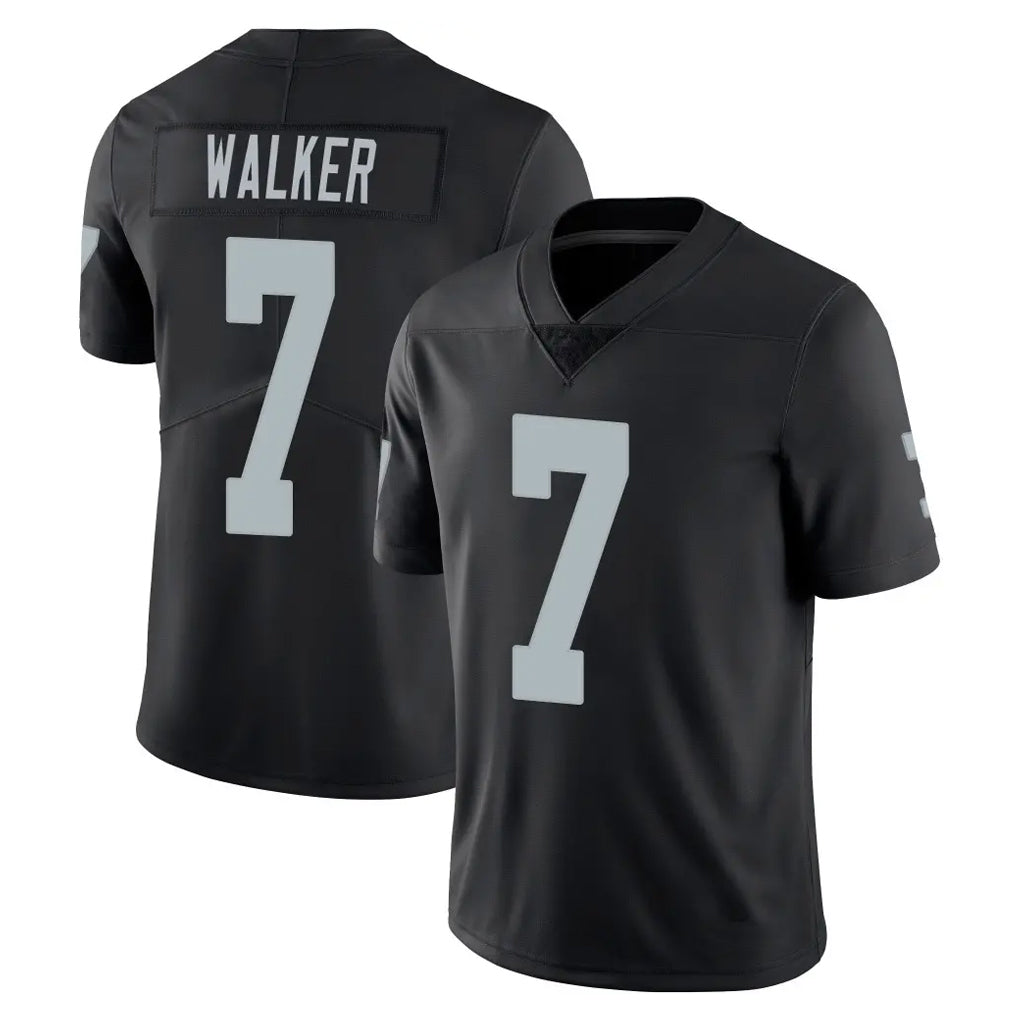 Kdoa LV.Raiders #7 Quay Walker Player Black Limited Vapor Untouchable Home Game Stitched Jerseys