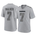 Kdoa LV.Raiders #7 Quay Walker Player Gray Atmosphere Fashion Limited Game Stitched Jerseys