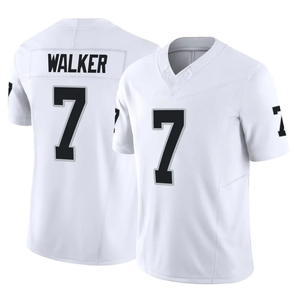 Kdoa LV.Raiders #7 Quay Walker Player White Limited Vapor F.U.S.E. Home Game Stitched Jerseys