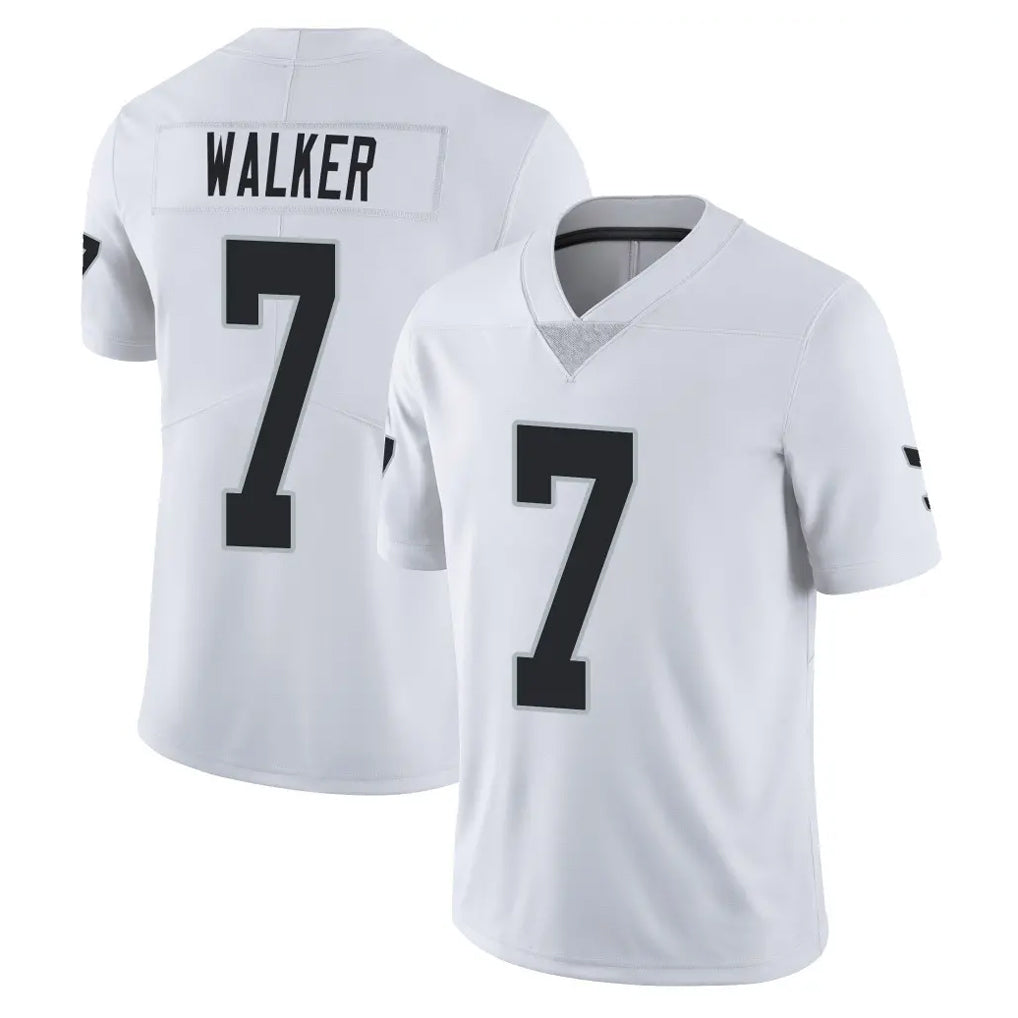 Kdoa LV.Raiders #7 Quay Walker Player White Limited Vapor Untouchable Home Game Stitched Jerseys