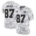 Kdoa LV.Raiders #87 Michael Mayer Player Arctic Camo Salute To Service Limited Game Stitched Jerseys
