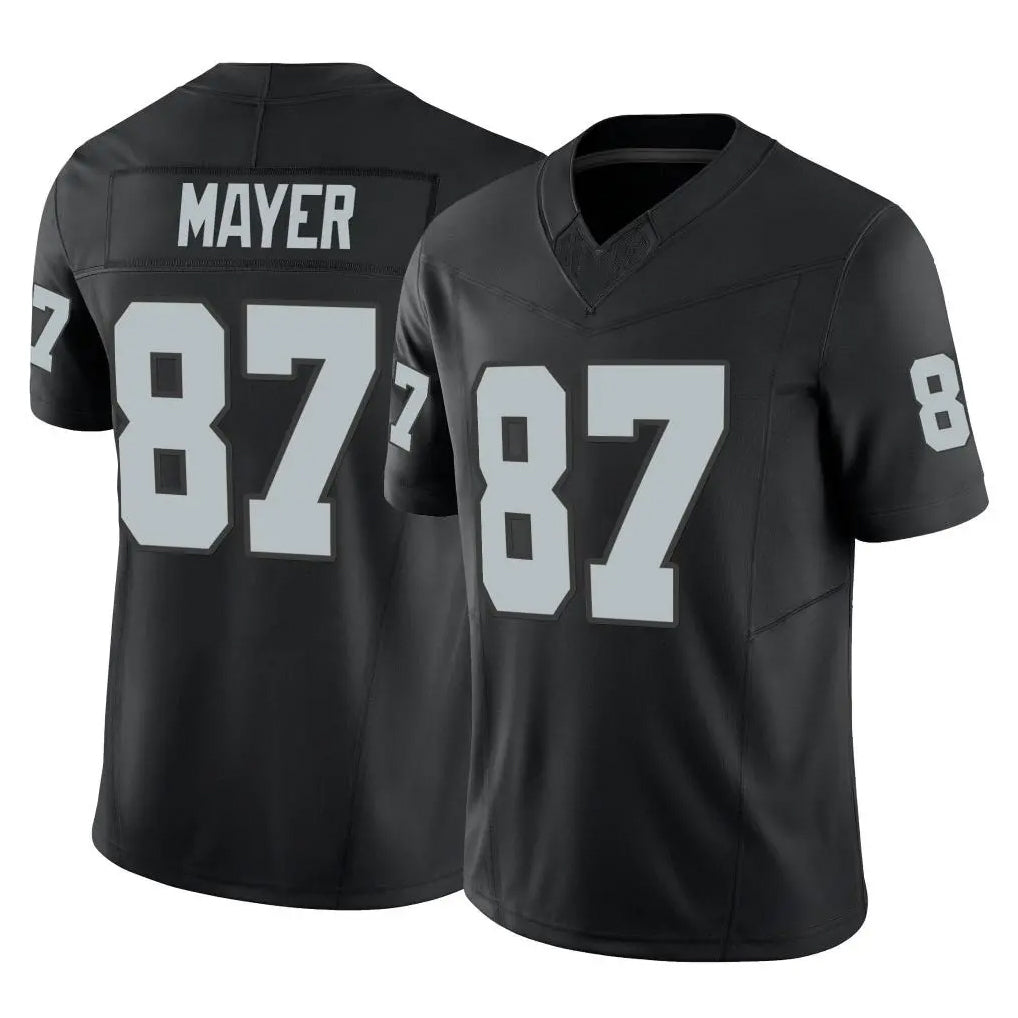 Kdoa LV.Raiders #87 Michael Mayer Player Black Limited Vapor F.U.S.E. Home Game Stitched Jerseys