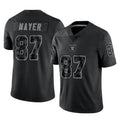Kdoa LV.Raiders #87 Michael Mayer Player Black Reflective Limited Game Stitched Jerseys