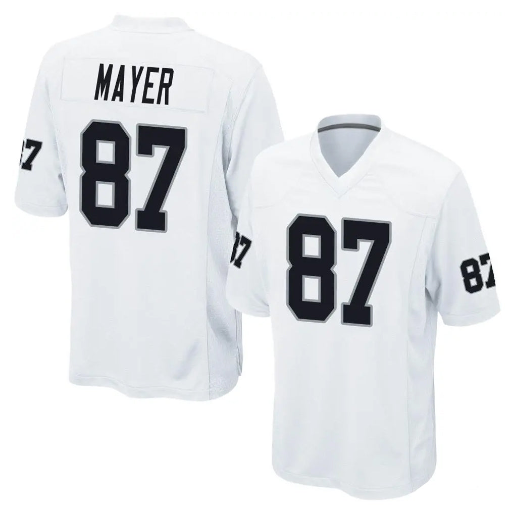 Kdoa LV.Raiders #87 Michael Mayer Player White Home Game Stitched Jerseys