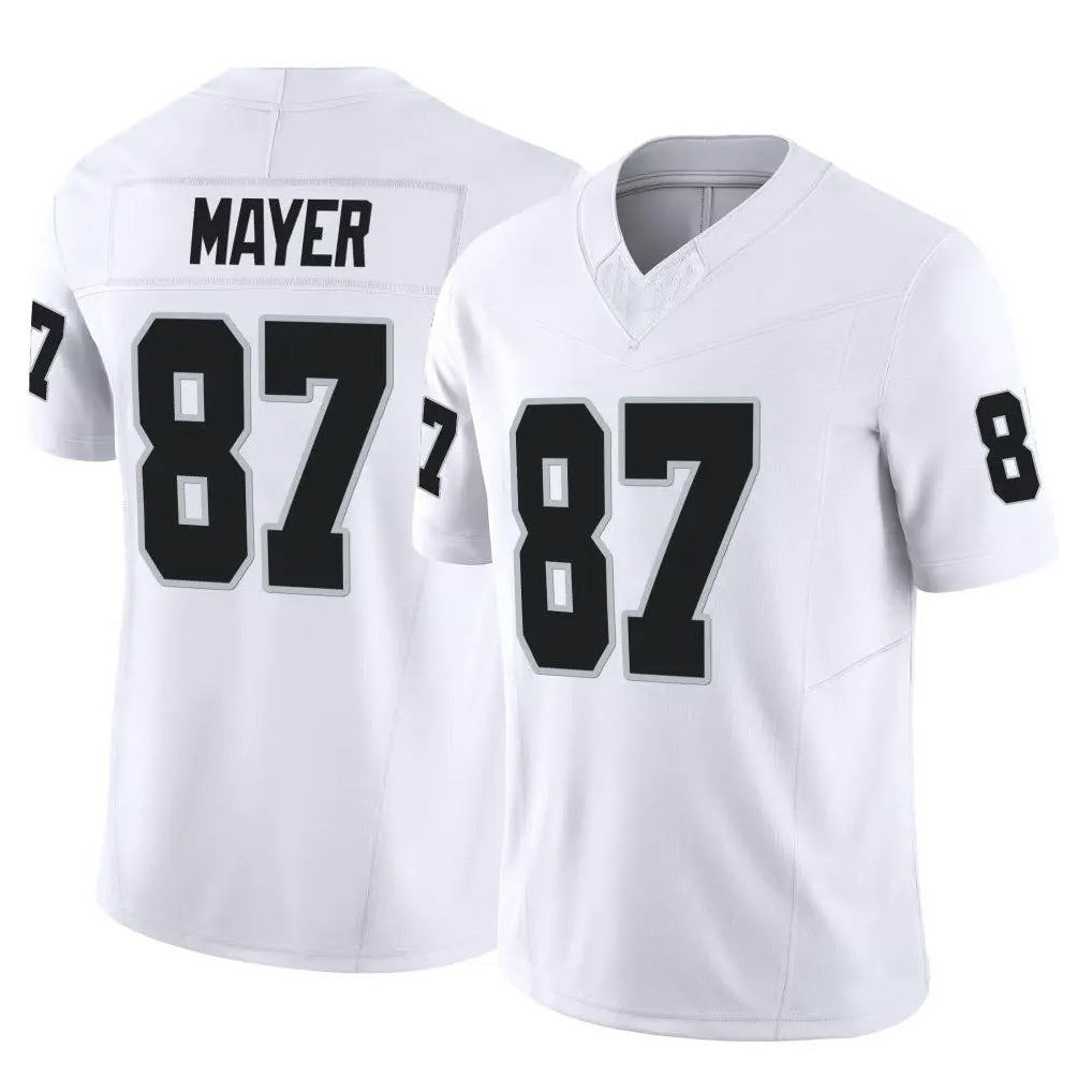 Kdoa LV.Raiders #87 Michael Mayer Player White Limited Vapor F.U.S.E. Home Game Stitched Jerseys