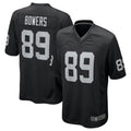 Kdoa LV.Raiders #89 Brock Bowers Black 2024 Draft First Round Pick Player Game Jersey Stitched Jersey