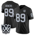 Kdoa LV.Raiders #89 Brock Bowers Player Black 2026 Vapor Limited Home Game Stitched Jerseys