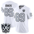 Kdoa LV.Raiders #89 Brock Bowers Player White 2026 Vapor Limited Home Game Stitched Jerseys