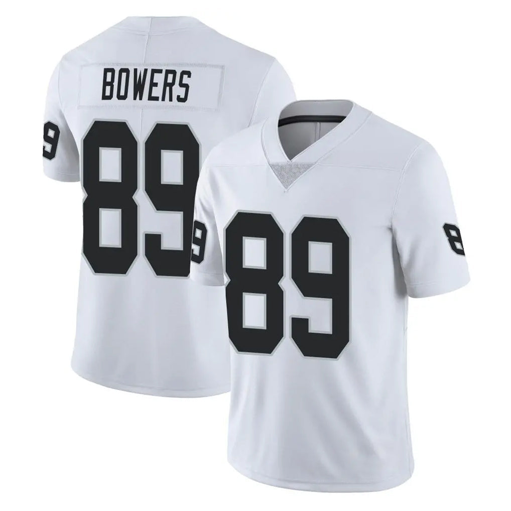Kdoa LV.Raiders #89 Brock Bowers Player White Limited Vapor Untouchable Home Game Stitched Jerseys