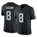 Kdoa LV.Raiders #8 Kirk Cousins Player Black Limited Vapor F.U.S.E. Home Game Stitched Jerseys