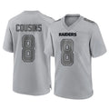Kdoa LV.Raiders #8 Kirk Cousins Player Gray Atmosphere Fashion Limited Game Stitched Jerseys