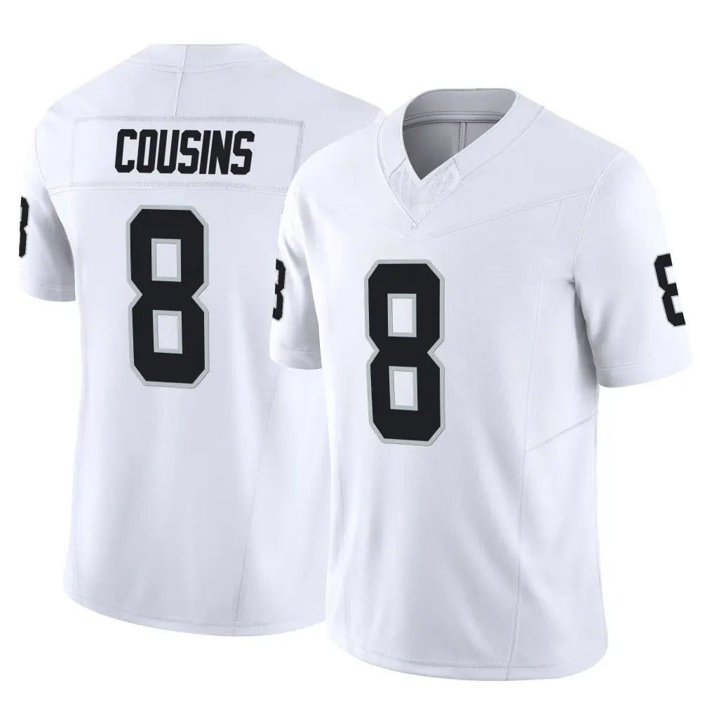Kdoa LV.Raiders #8 Kirk Cousins Player White Limited Vapor F.U.S.E. Home Game Stitched Jerseys