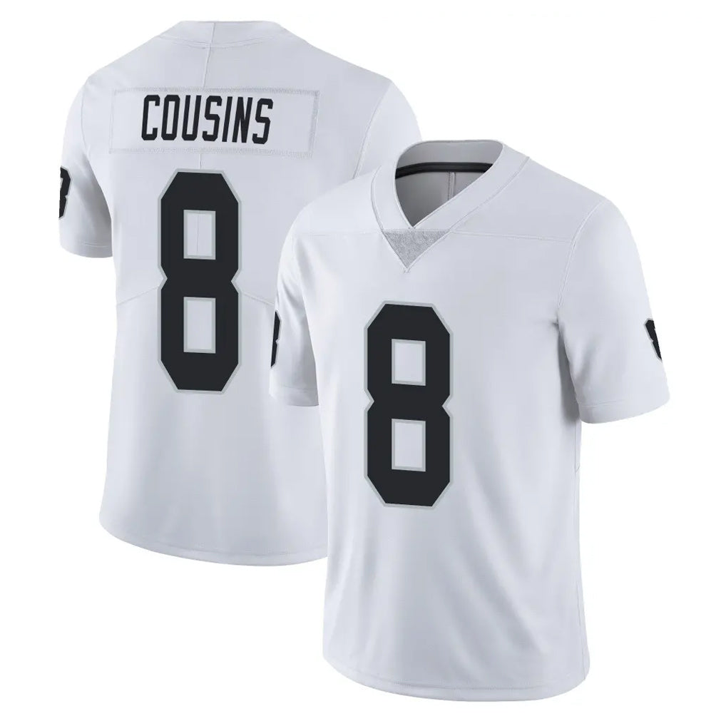 Kdoa LV.Raiders #8 Kirk Cousins Player White Limited Vapor Untouchable Home Game Stitched Jerseys
