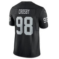 Kdoa LV.Raiders #98 Maxx Crosby Black Vapor F.U.S.E. Limited Jersey American Stitched Jerseys