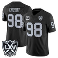 Kdoa LV.Raiders #98 Maxx Crosby Player Black 2026 Vapor Limited Home Game Stitched Jerseys