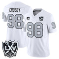 Kdoa LV.Raiders #98 Maxx Crosby Player White 2026 Vapor Limited Home Game Stitched Jerseys