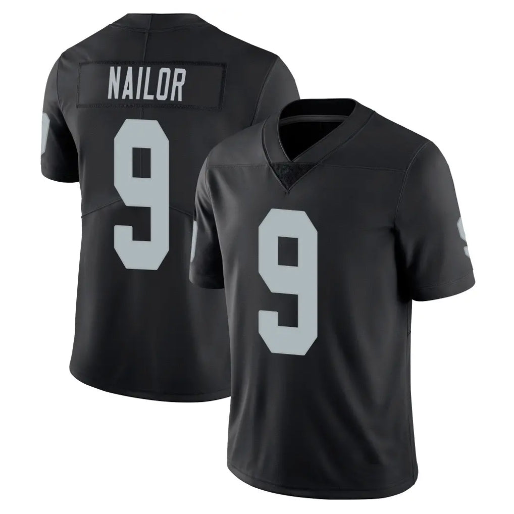 Kdoa LV.Raiders #9 Jalen Nailor Player Black Limited Vapor Untouchable Home Game Stitched Jerseys