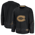 Kdoa M.Canadiens Black 2024 Military Appreciation Practice Jerseys